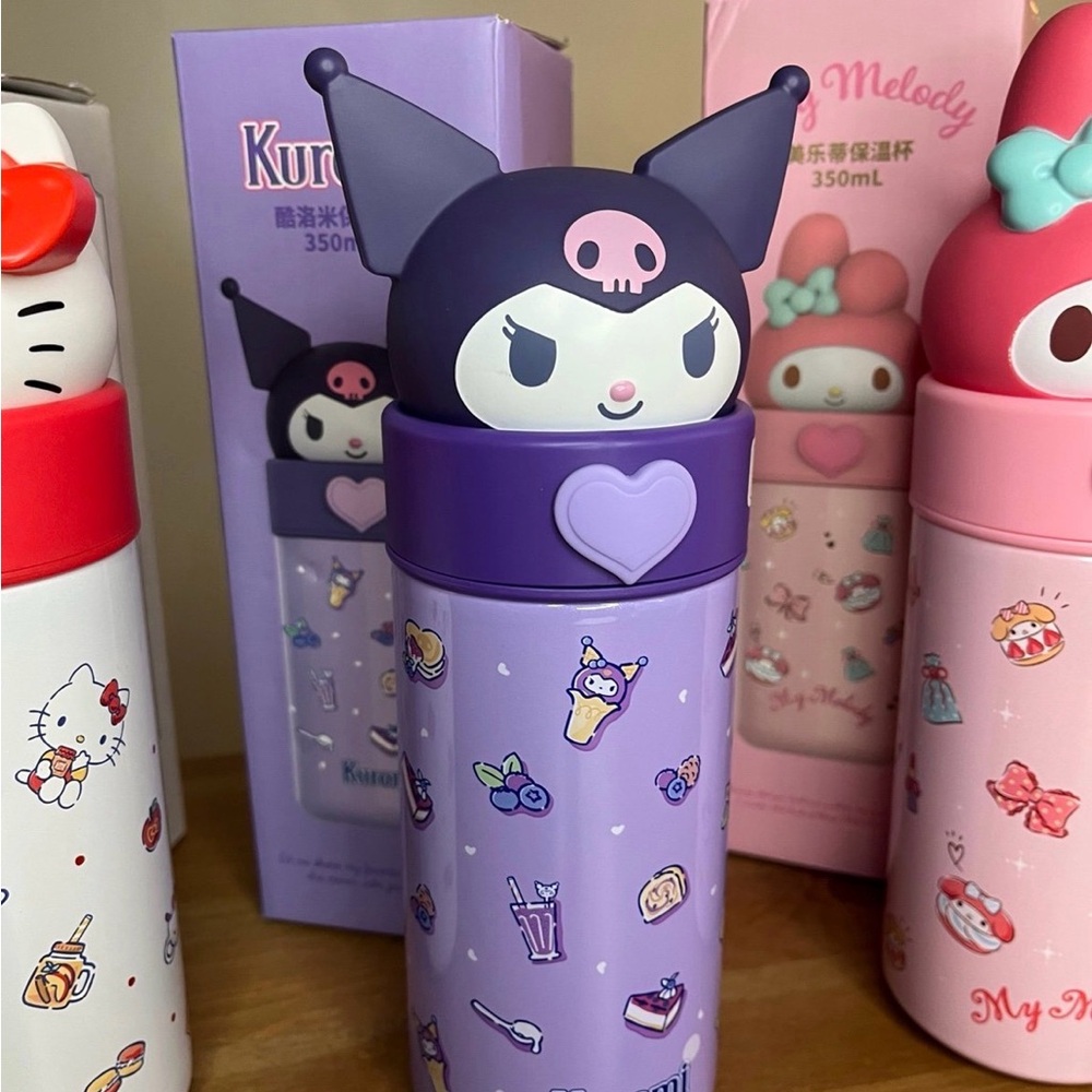 Sanrio Kuromi Purple Water Bottle - Picture 5 of 6